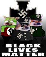 black_lives_matter fella fellas jot konni pave propaganda swastika // 1000x1250 // 511KB